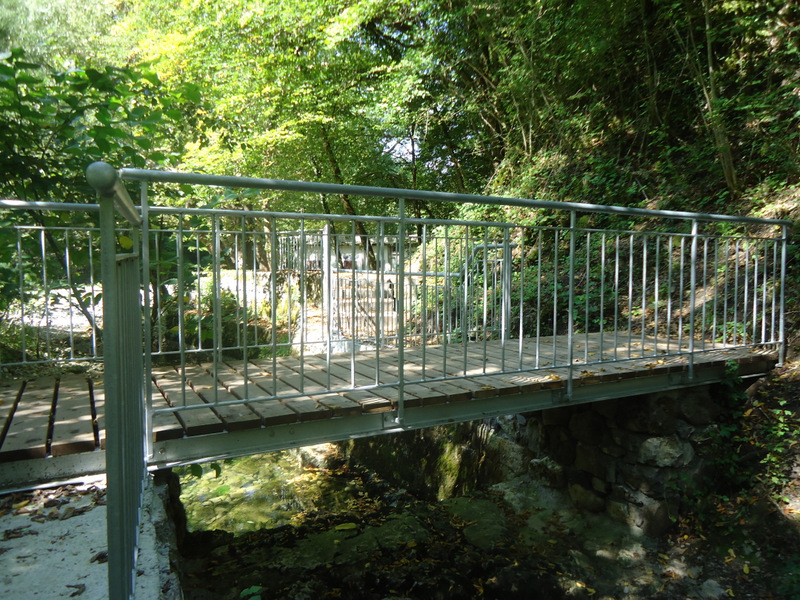 Passerelle et garde-corps acier galvanisé